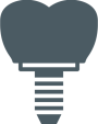 Dental Implant Placement Icon